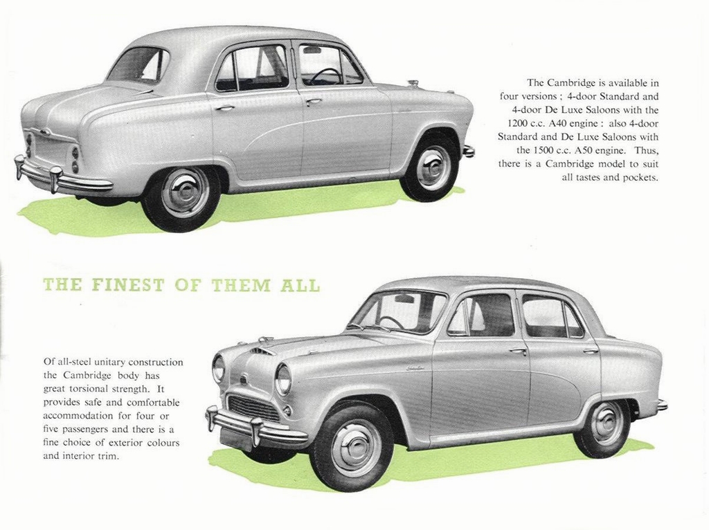 1954 Austin A40 And A50 Cambridge Brochure Page 15
